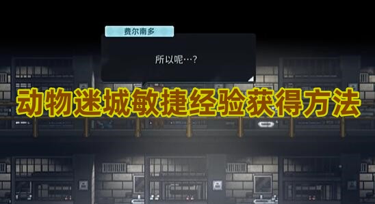 动物迷城敏捷经验获得方法