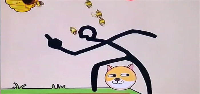 狗头画线游戏 狗头画线游戏